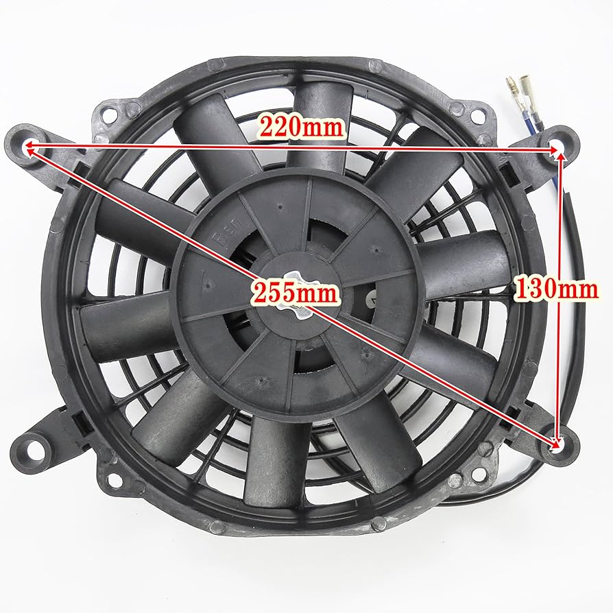 Amazon.co.jp: (mind items) 8インチ 汎用 電動ファン 薄型 プル